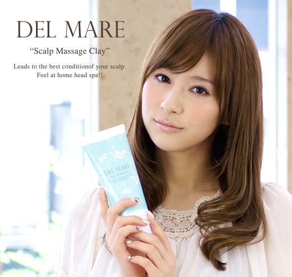 DEL MARE Scalp Massage Clay Leads to the best condition of your scalp. Feel at home head spa!